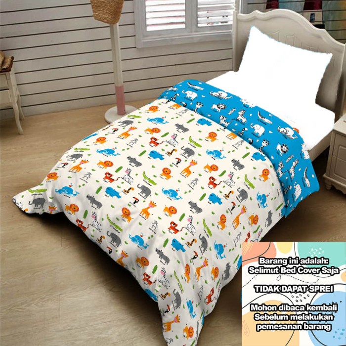 Bed Cover Only (Comforter) - Diva Linen - SAFARI LAND - 160x230cm