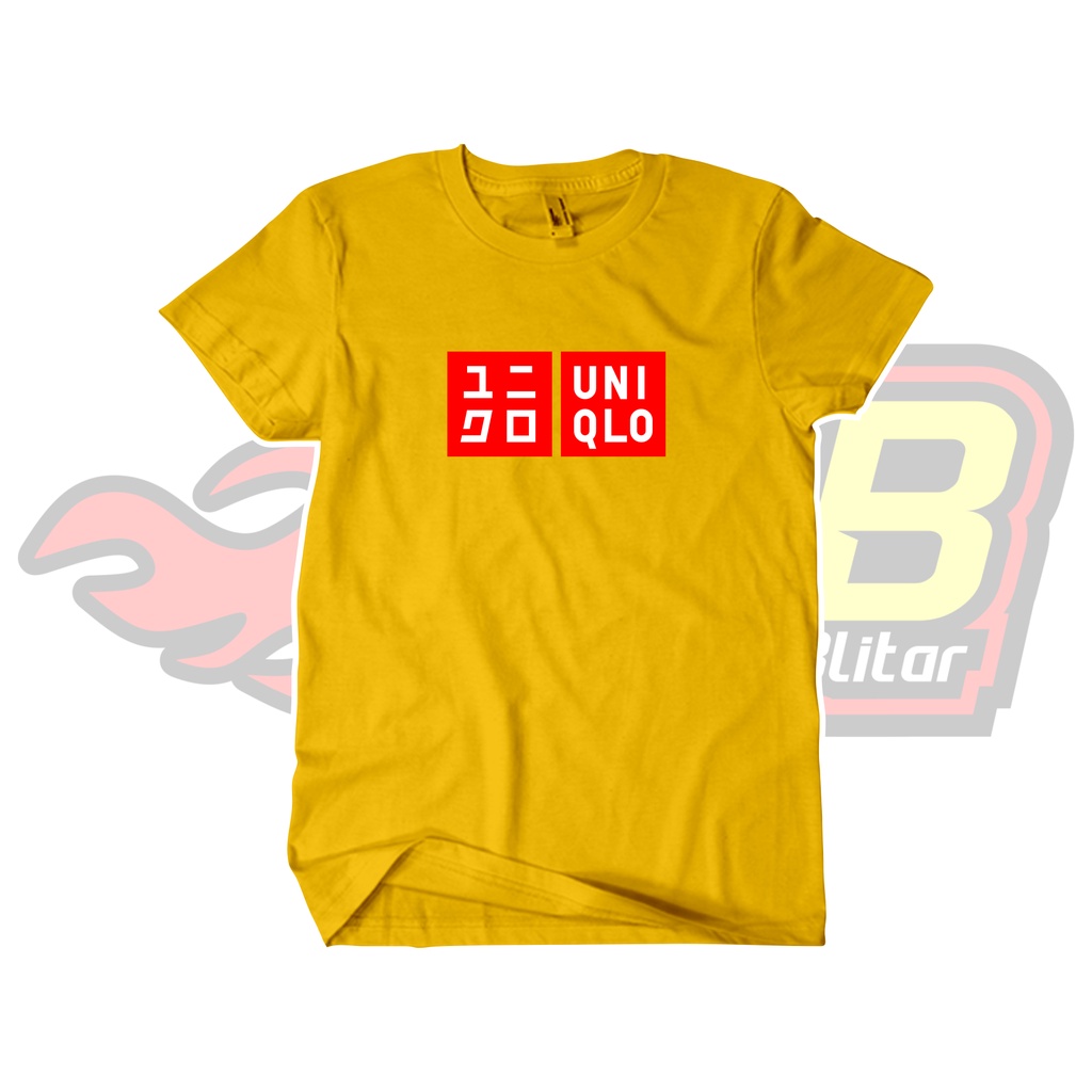 Kaos Distro Pria Katun Uniqlo