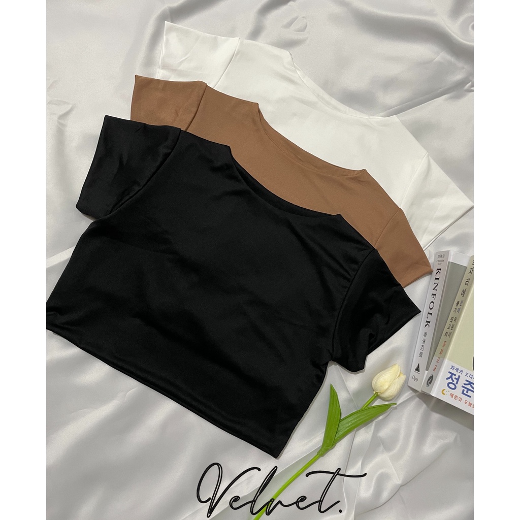 Becca Crop Top Jersey double layer