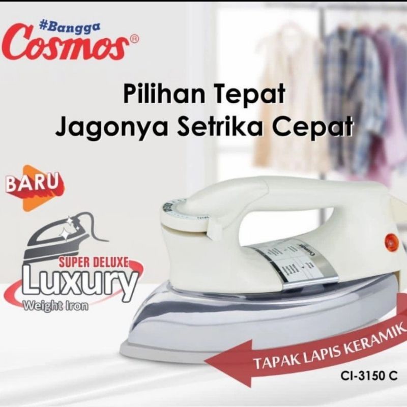 Cosmos Setrika Tapak Lapis Keramik CI-3150 C / CI 3150 C