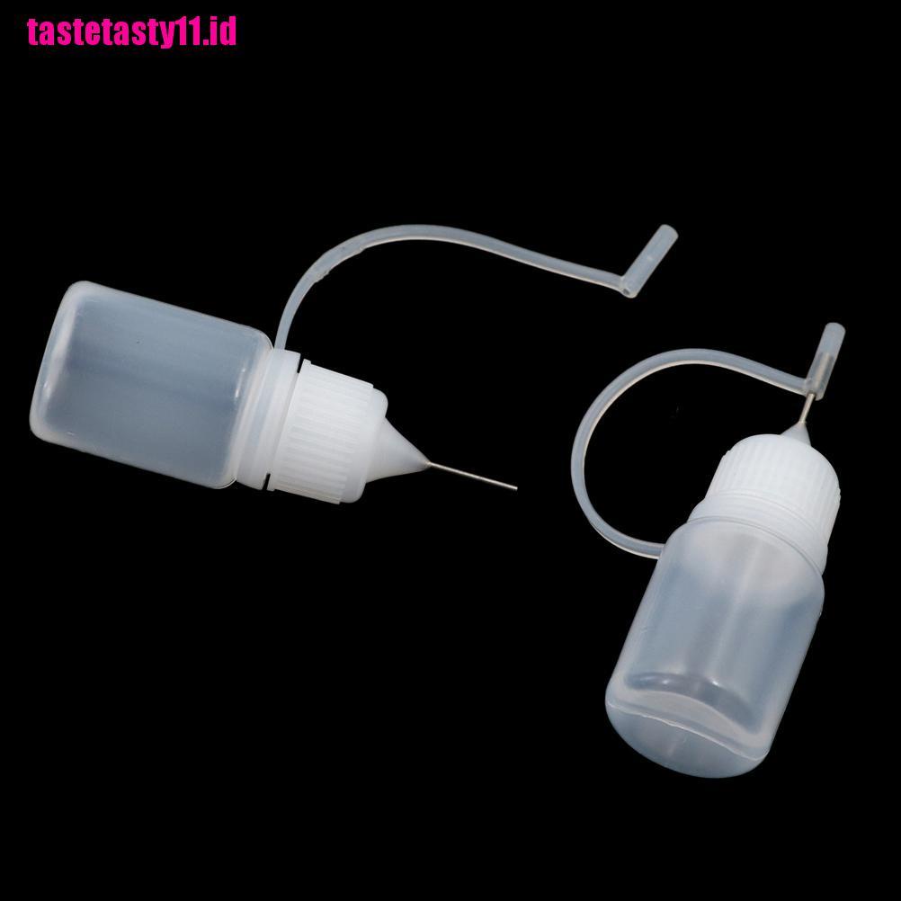 【TTID】5pcs Needle Tip Empty Squeezable Liquid Dropper Bottle Plastic 5ml