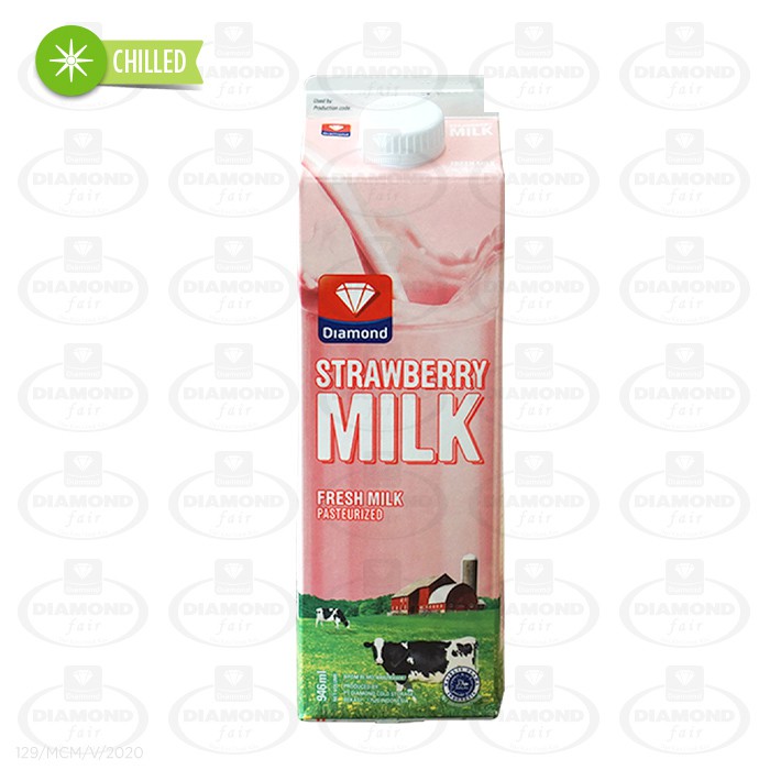 Diamond Fresh Milk Strawberry 946ml