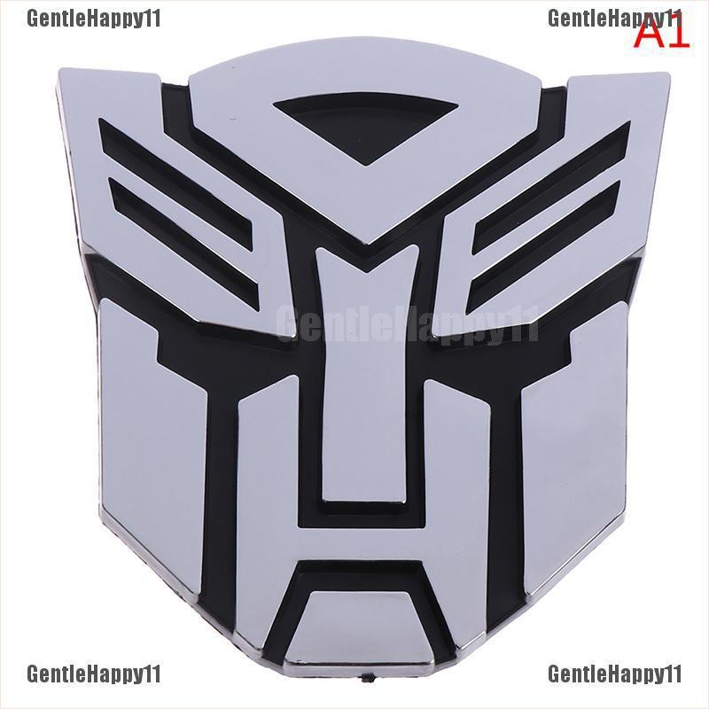 Gentle Stiker Emblem Logo Transformers 3d Untuk Mobil