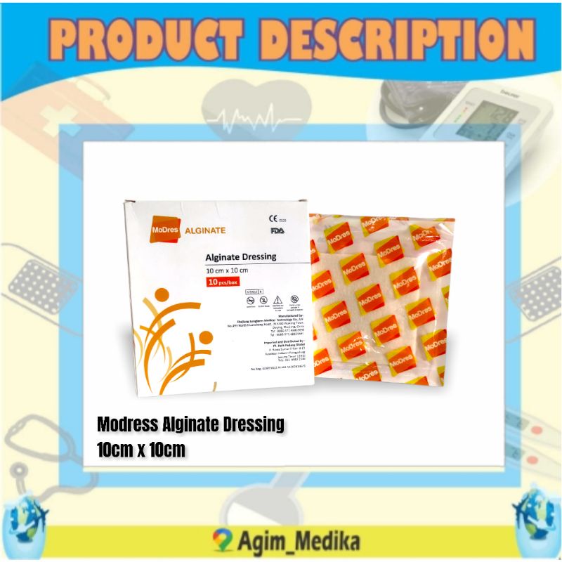 Modres Alginate Dressing 10cmx10cm