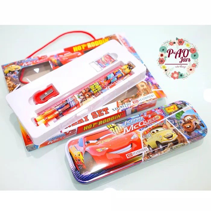

Alat tulis set sekolah murah / kotak pensil / stationary anak sekolah