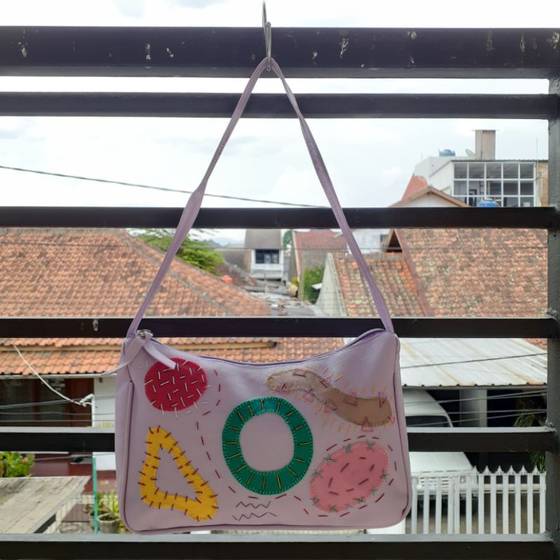 bome bag | Tas Aplikasi HANDMADE Abstrak Fullcolor