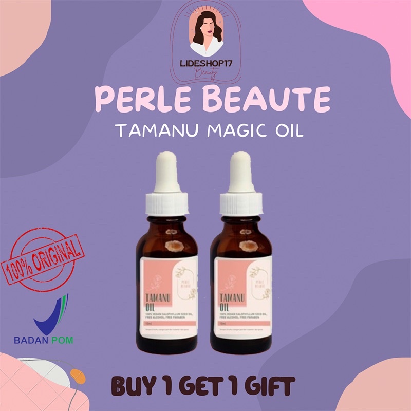 [READY] Tamanu oil perle beauty pearlbeautys / Minyak totol jerawat / pencerah stertch mark PERLE BEAUTE 5ml