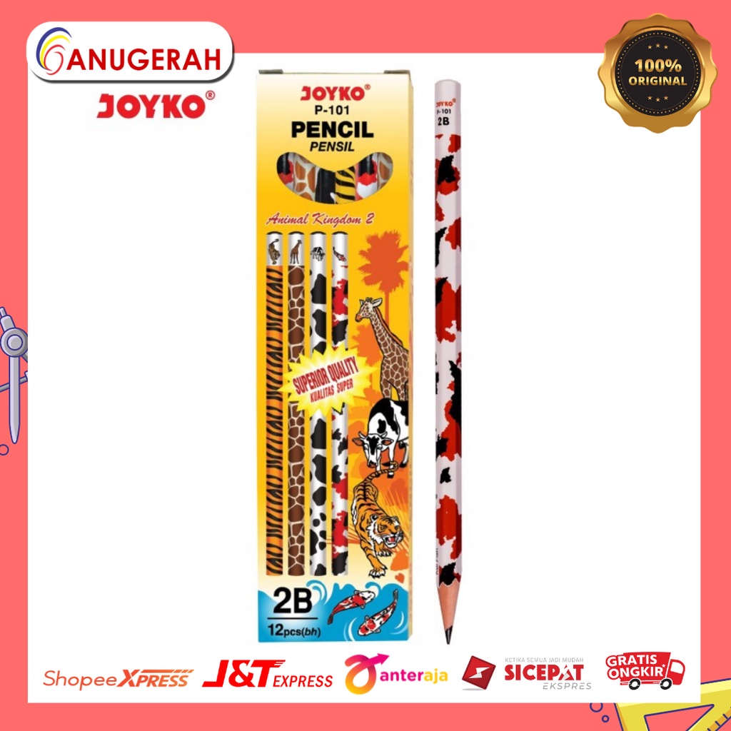 

JOYKO P-101 PENSIL 2B (PACK)