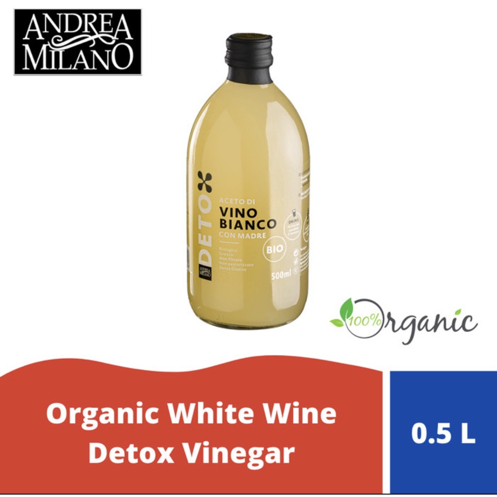 

Andrea Milano White Wine Detox Vinegar with Mother 0.5L