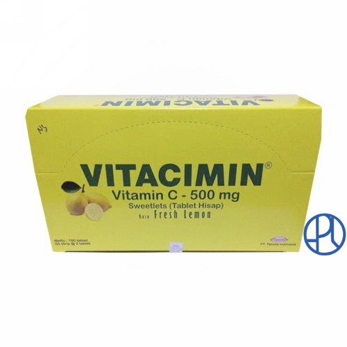 VITACIMIN PER BOX ISI 100 FRESH LEMON ORANGE BLUBERRY VITAMIN C HISAP