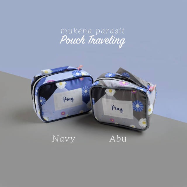 Rianashop Mukena Dewasa Parasut Premium Jumbo Pouch Traveling / Telekung Parasit Travel