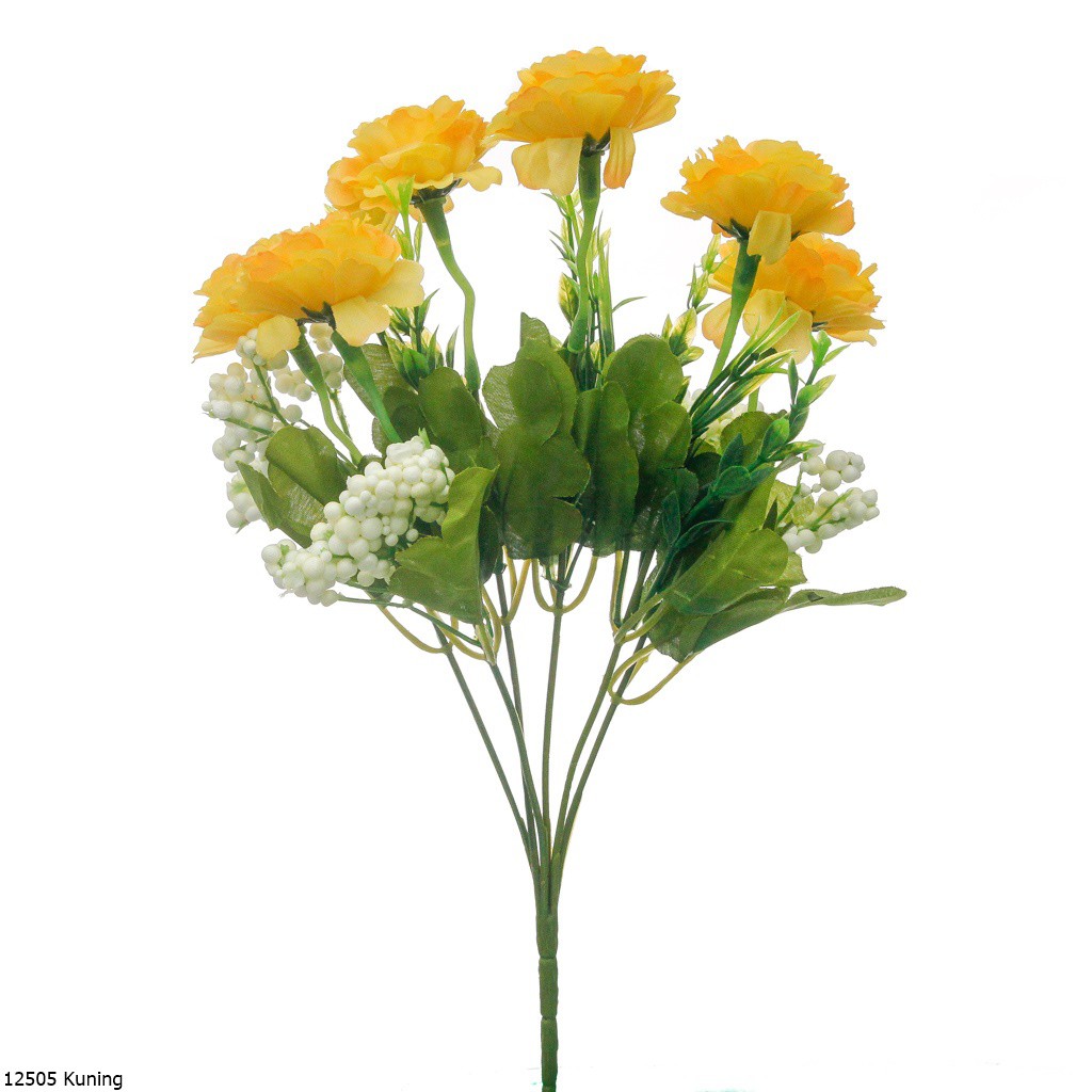 Bunga Plastik Rose Aviv 1250-5