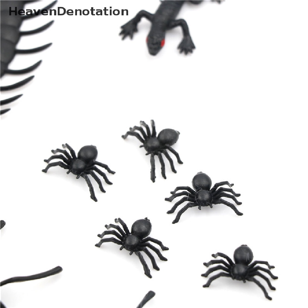 [HeavenDenotation] 44pcs Mixed Insect Reptile Scorpion Mouse Model Kids Bag gift Novelty Animal Toy