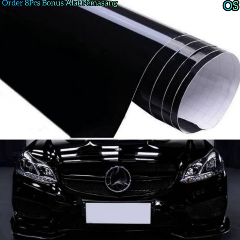 Stiker Motor Mobil Glossy Glossy L122CmxP50Cm Sudah Mempunyai Lemny Tidak.Membekas Cat Body Original