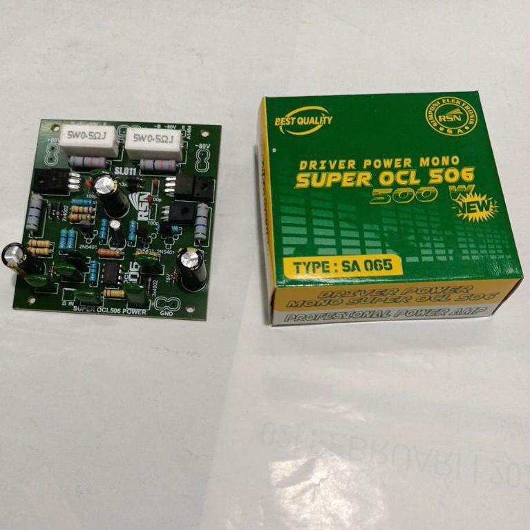 driver power mono super ocl 506, 500w