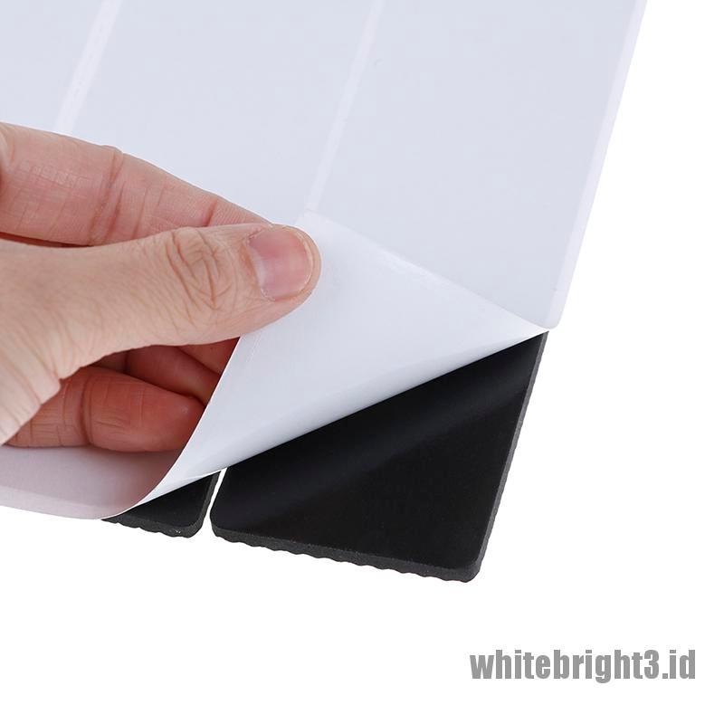 ❤White3 Warna Putih❤ Alas Kaki Mejakursifurniture Anti Slip Dengan Perekat