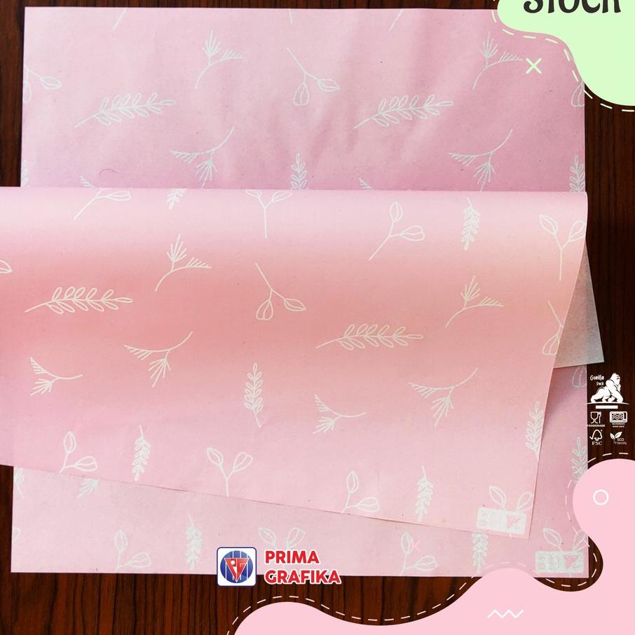 

Best! Kertas Roti Motif Bunga / Floral Foodgrade - Wrapping Paper Kertas Bungkus Gorilla Pack