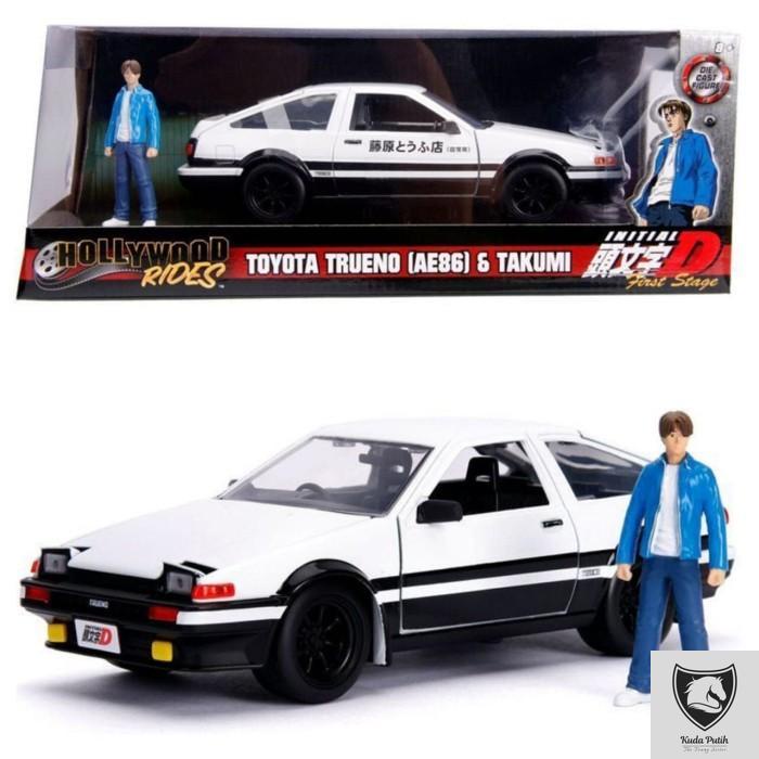 Jada 1/24 Toyota Trueno Ae86 & Takumi Initial D By Eastern