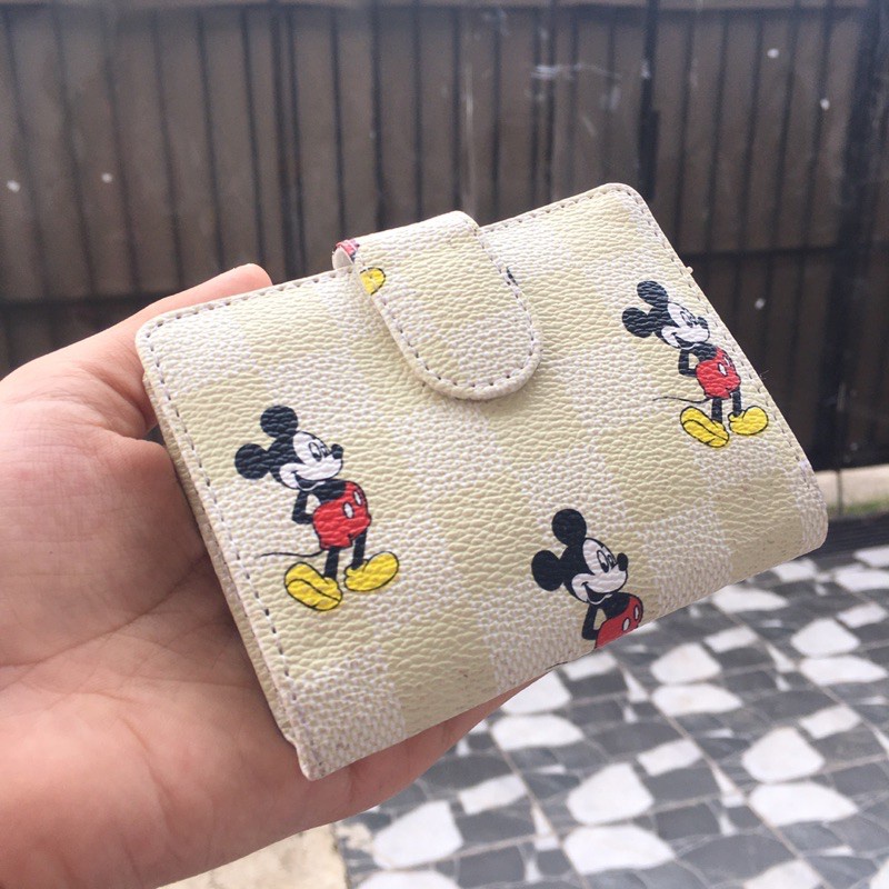 Dompet Kartu Mickey x000313 card holder slot 14 slot uang kertas THR