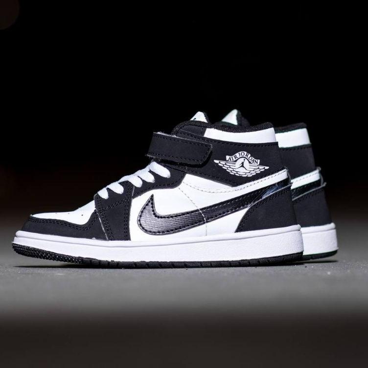 Sepatu anak nike jordan hitam putih [grade original] sepatu anak sekolah laki laki • GM.920583