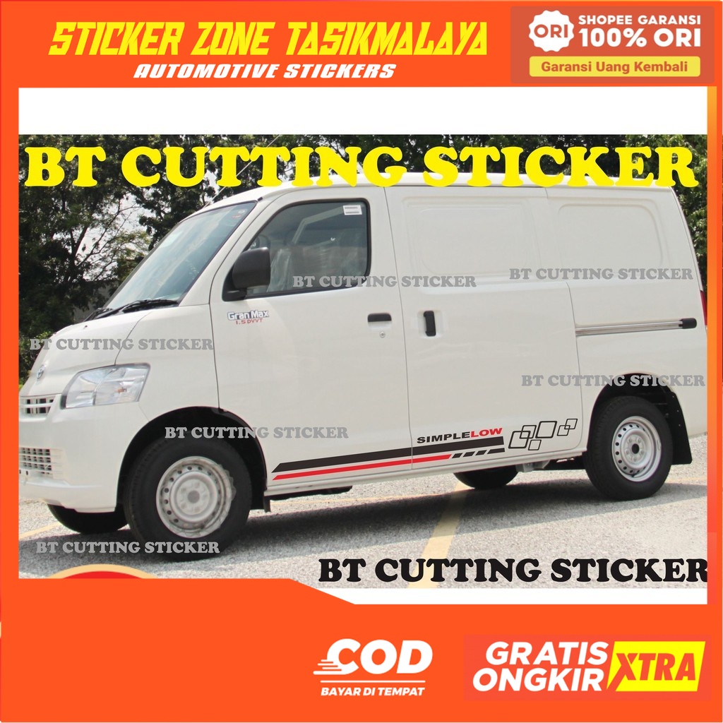 New stiker mobil gran max mpv minibus stiker list gran max stiker striping minibus gran max stiker m