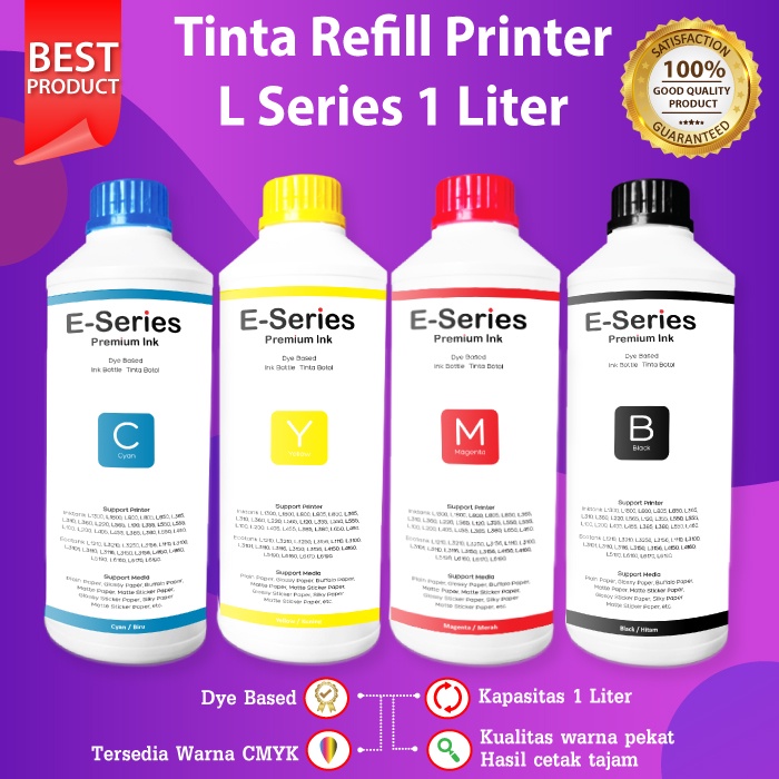 Tinta Epson 1 Liter Pengganti Original 664 673 001 003 774 T188 85N