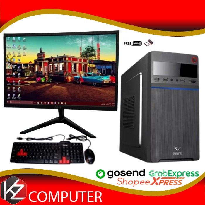 PC Rakitan  Lengkap  Core i3 550 HDD 500 GB DDR 4GB With Mon 19