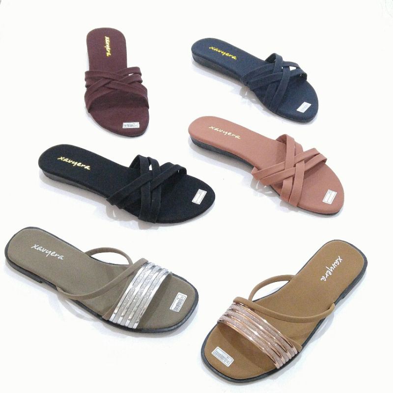 OBRAL BORNEO SENDAL XAVYERA DS15 dan TF01 SANDAL TEPLEK KEREN DAN MURAH