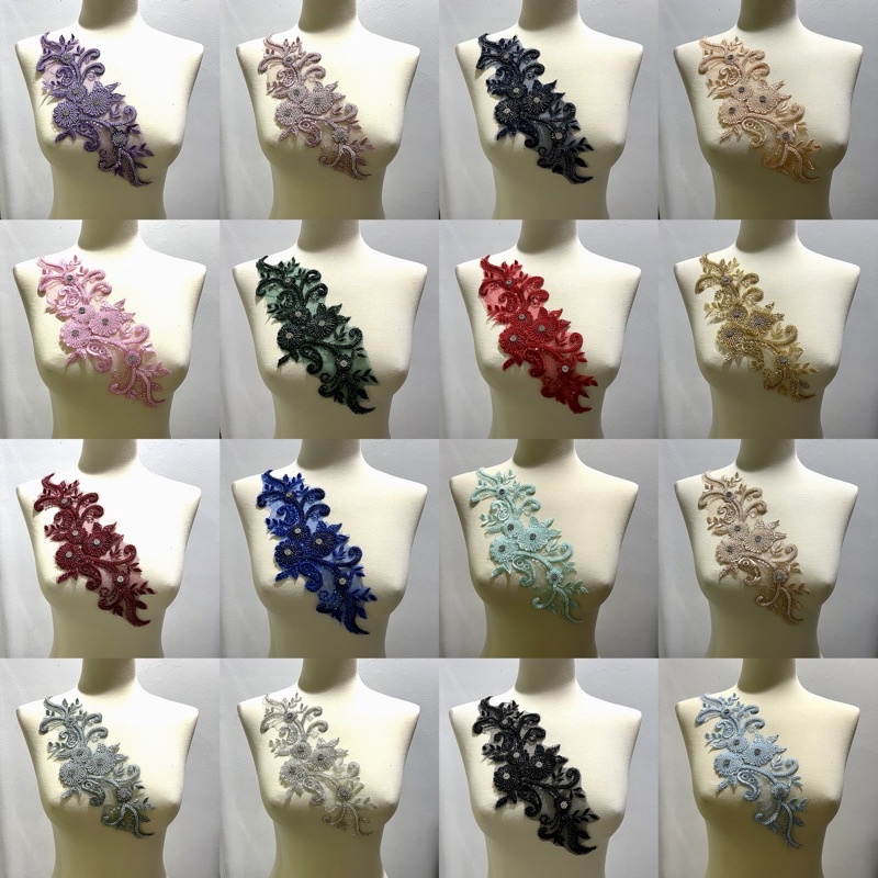 Aplikasi Bordir Mute Diamond, Rhinestone