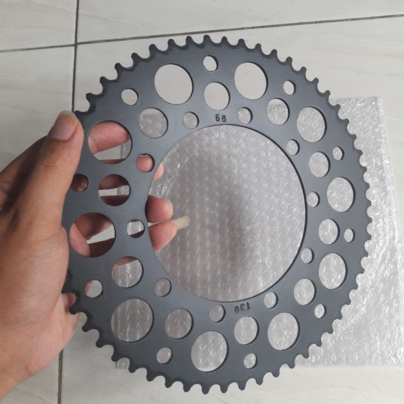 

CHAINRING BUBBLE MIRIP DE LUNA BUKAN LUCE BUBBLE 56T BCD 130MM