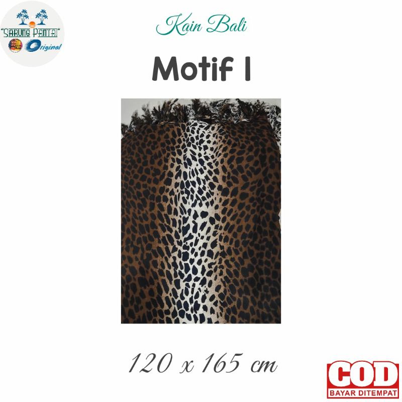 PROMO KAIN PANTAI BALI MOTIF MACAN - KAIN BALI - KAIN PANTAI - KAIN PANTAI TEBAL - KAIN PANTAI MURAH