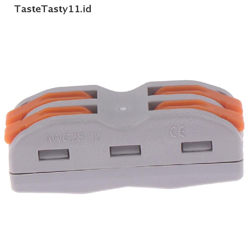 (TasteTasty) Spl-1 2 3 Way Terminal Block Konektor Kabel Listrik Reusable