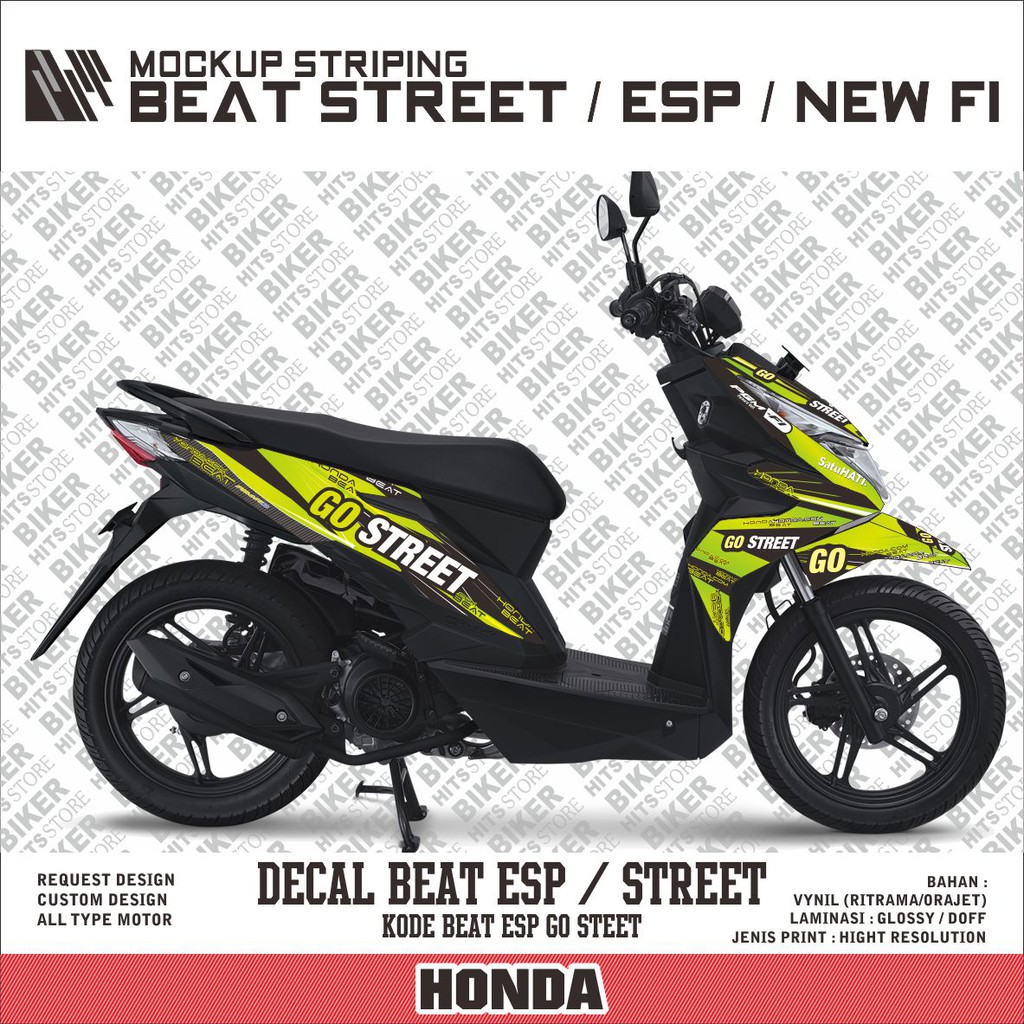 20+ Inspirasi Stiker Motor Beat 2019 Keren - Aneka Stiker Keren