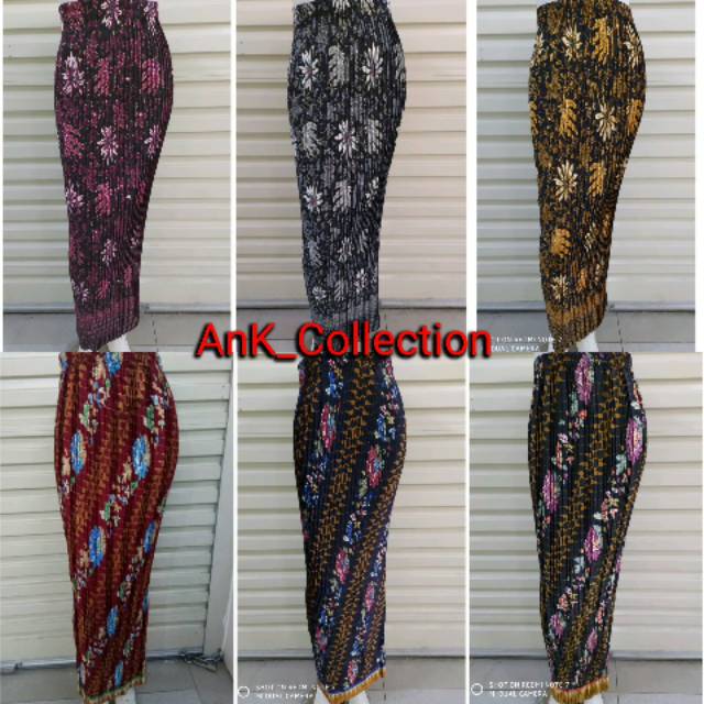 Terlaris rok plisket motif terlengkap