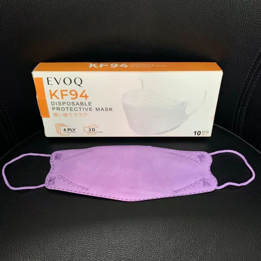 Masker EVOQ Kf94 Model 4ply korea isi 10pcs perbox KF 94