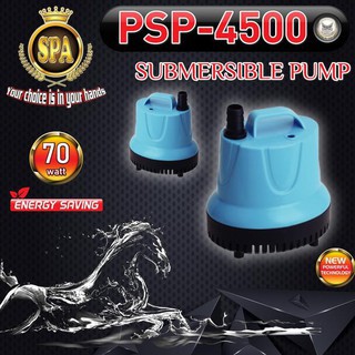 SPA PSP 4500 Submersible Pump pompa aquarium power head kolam low 70 watt