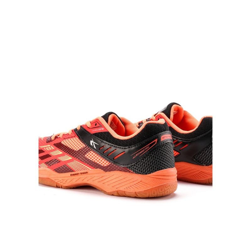 Sepatu Bulu Tangkis Badminton Spotec Shield Orange