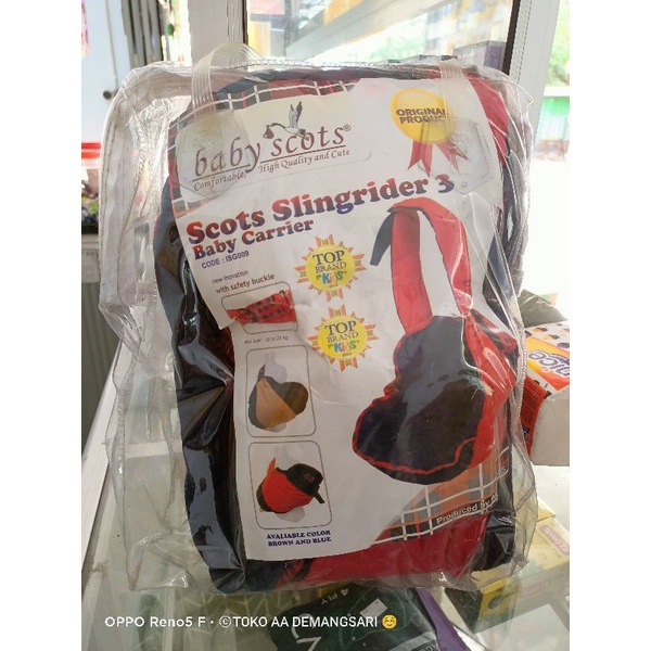gendongan samping / baby Scots