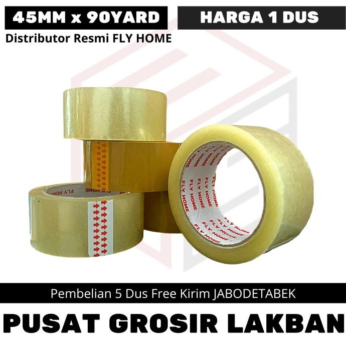 

[ varostore90 ] Lakban Bening 1 Dus 90 Yard - HARGA GROSIR