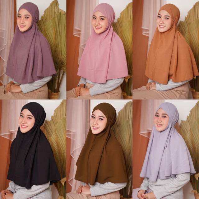 Hawa Instan/Bergo Maryam/Daily khimar/Bergo Syari/Bergo Rumahan