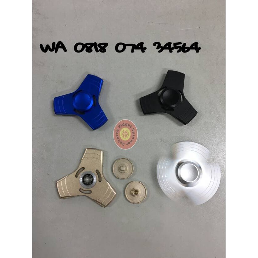 Fidget Spinner Led - Fidget Spinner Keramik - Fidget Spinner Fidget Spinner Tribar Metal Premium