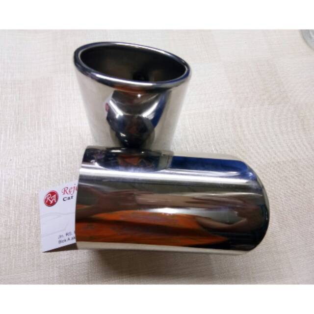 Muffler cutter / buntut knalpot Calya Sigra universal / ujung knalpot mobil Toyota Calya