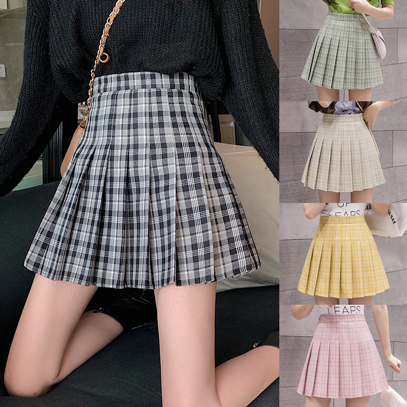 KARAKOREA 702 Tennis Skirt/Korean Rok tenis/Rok Pendek/Rok mini/Plaid Skirt/Rok Lipit Lisa/Rok Korea Skirt/Rok tennis