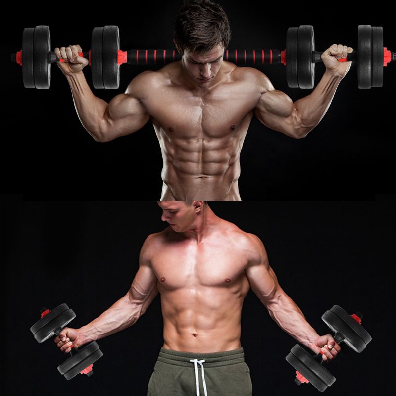 dumbell set conector pvc 20 kg