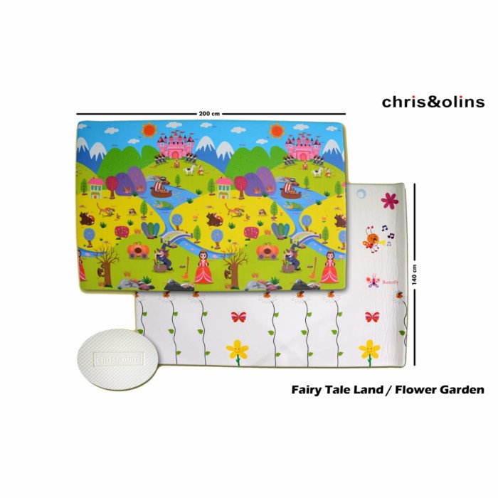 CHRIS&amp;OLIN Playmat PVC Roll Nach Alas Karpet Matras Bayi