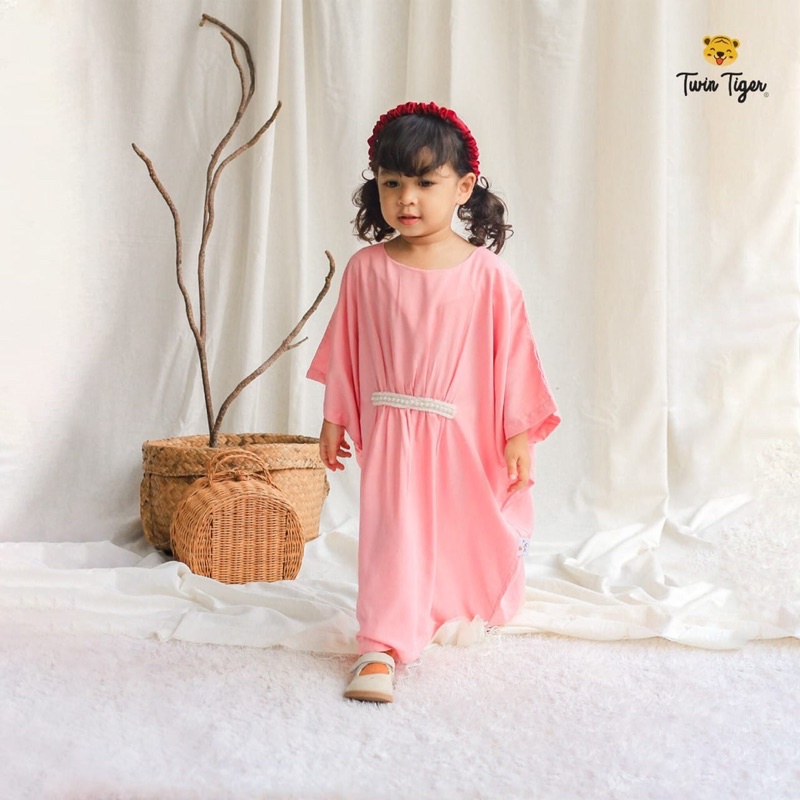 Twin Tiger Kaftan Zahra Dress - Pakaian Anak Muslim/Kaftan anak