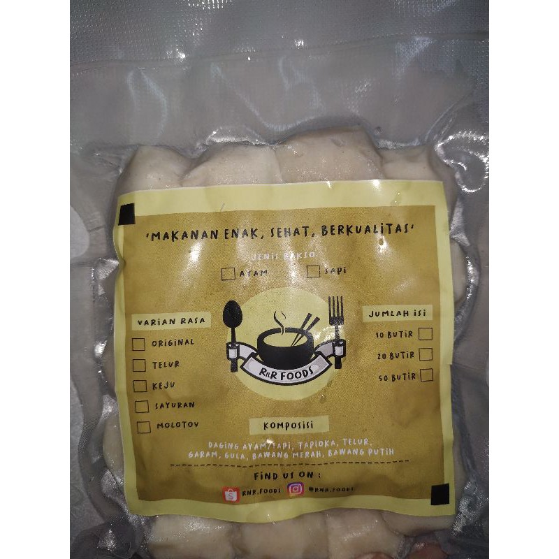 

Bakso Frozen Ayam Homemade tanpa pengawet