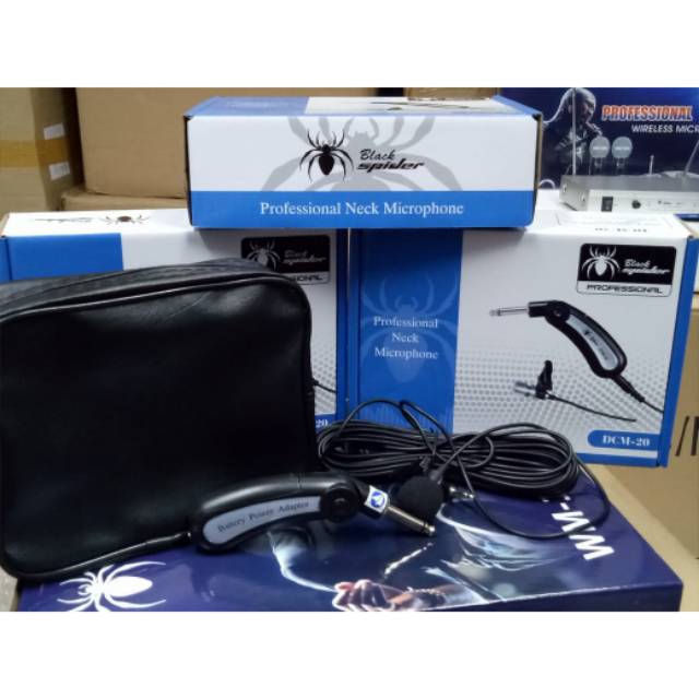 PROMO MIC BLACK SPIDER DCM 20 CLIP ON