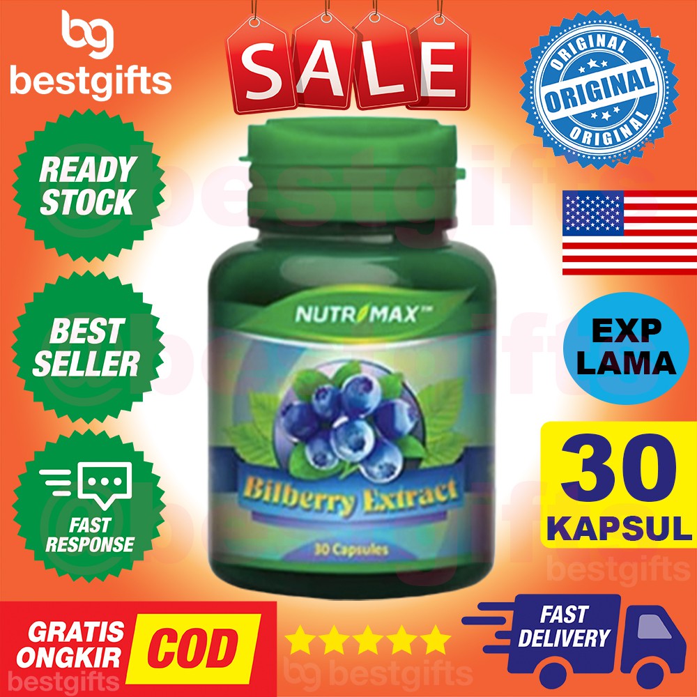 NUTRIMAX BILBERRY EXTRACT 30 KAPSUL