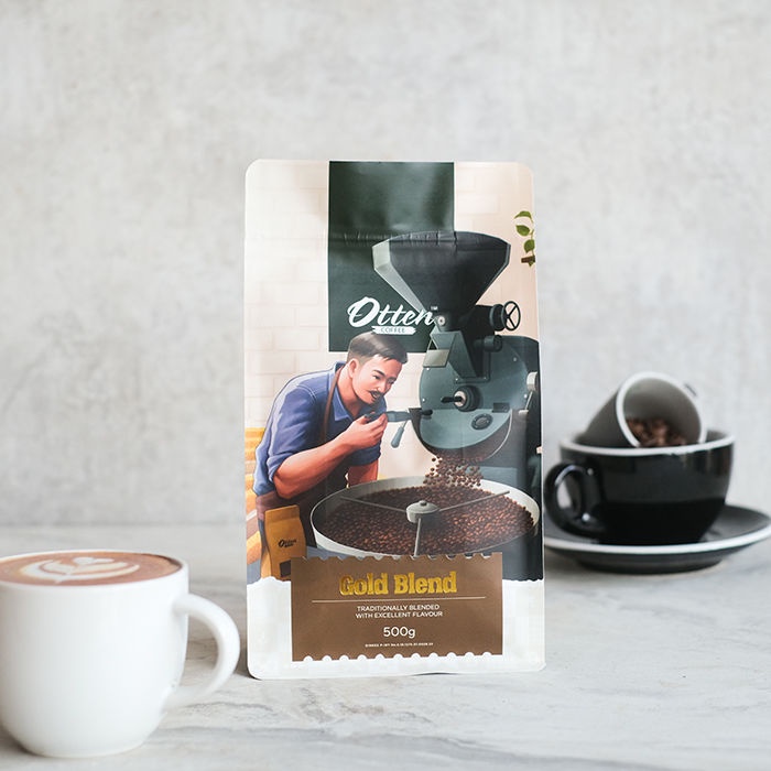 Kopi Gold Blend - 500gr - Commercial Blend - Biji / Bubuk Otten Coffee